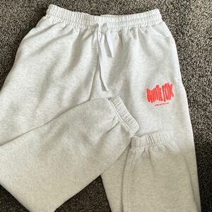 White Fox sweatpants